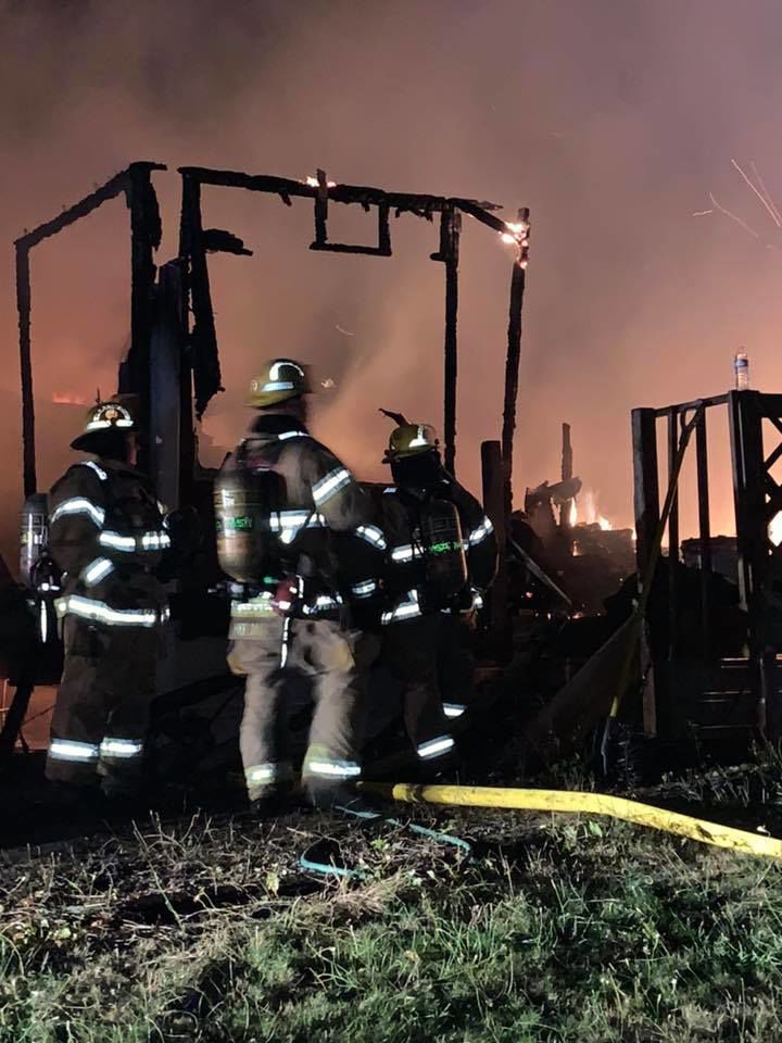 Rainier residential fire
